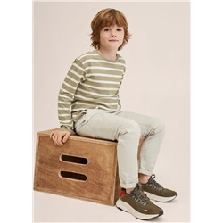 Camiseta manga larga rayas -  Niño | MANGO OUTLET España