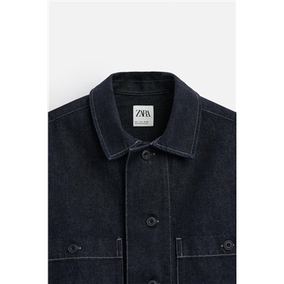 SOBRECAMISA DENIM BOLSILLOS