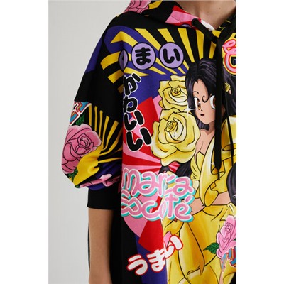 Sudadera oversize japonesa