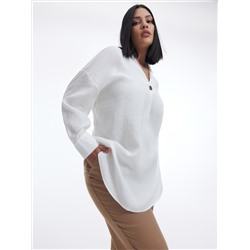 Hemdbluse mit hohem Tencel™ Modal-Anteil