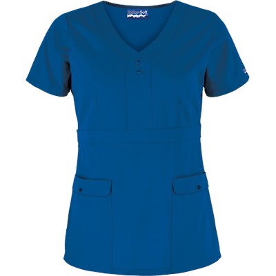 UA Butter-Soft STRETCH Scrubs Empire Waist Top