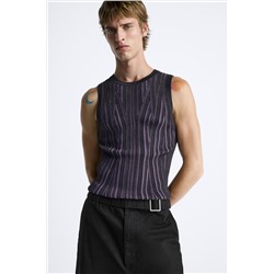 CAMISETA PUNTO TANK CONTRASTE