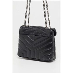 Bandolera de piel Mvivi Maison Héritage - Negro