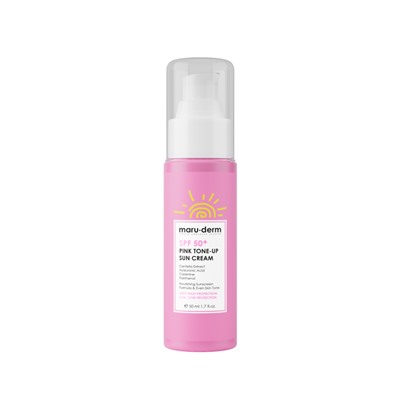 [MARU.DERM] Крем для лица солнцезащитный КОРРЕКЦИЯ ТОНА Pink Tone-Up Sun Cream SPF 50+, 50 мл