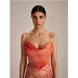 Top aus Satin