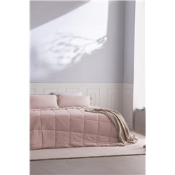 İlus Bambu Tek Kişilik Comforter Set - Pudra