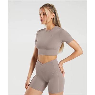 CROSSOVER CROP TOP