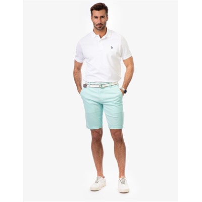 PIQUE SMALL LOGO POLO SHIRT