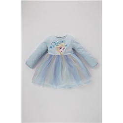 Defacto Kız Bebek Frozen Uzun Kollu Sweatshirt Kumaşı Elbise B5218A523AU