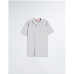 Piquet Polo, Men, Light Grey