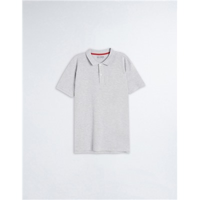 Piquet Polo, Men, Light Grey