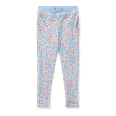 GIRLS 2-6X Floral Atlantic Terry Pant