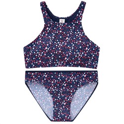 Mädchen Bikini mit floralem Dessin