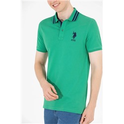 Erkek Yeşil Basic Polo Yaka Tişört