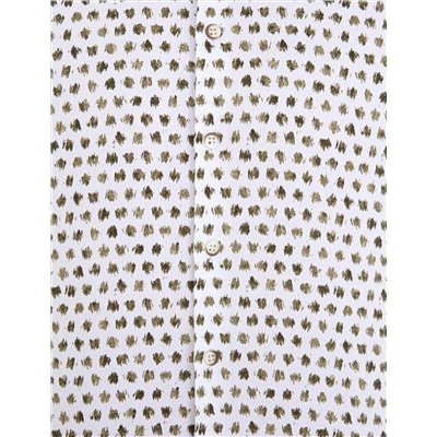 Haki Slim Fit Uzun Kollu Gömlek