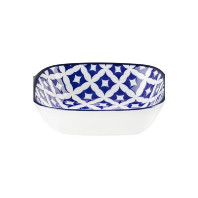 Rêve Bleu Bourges New Bone China Kare Kulplu Tabak