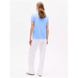 Relaxed Fit Drapey V-Neck T-Shirt
