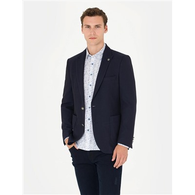 Lacivert Ekstra Slim Fit Blazer Ceket