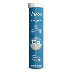 Кальций 20 шипучих таблеток Vitago