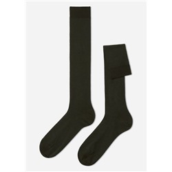 Lange Herrensocken aus elastischer Baumwolle