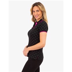 DOT PRINT PIQUE POLO SHIRT