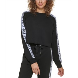Calvin Klein Performance Logo Tape Cropped Top