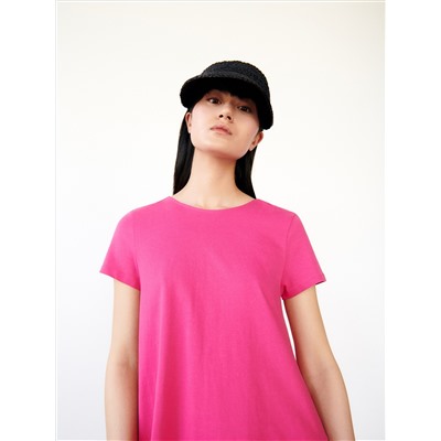 Asymmetric midi dress