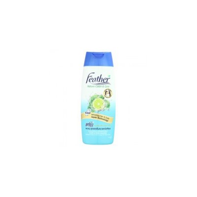 Шампунь для жирных волос с каффир лаймом Feather 340 мл / Feather Nature Clean & Care Clear & Fresh Shampoo 340ml