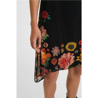 Vestido floral sin mangas