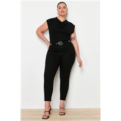 Trendyol Curve Solmayan Siyah Yüksek Bel Esnek Skinny Jeans TBBAW23CJ00061