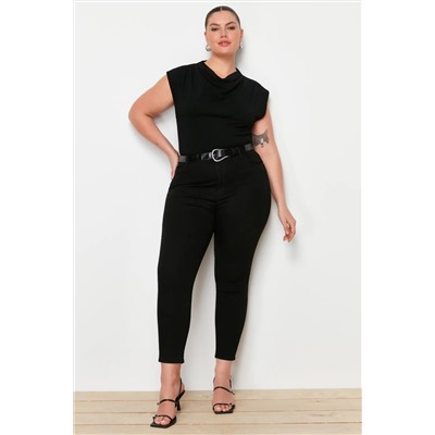 Trendyol Curve Solmayan Siyah Yüksek Bel Esnek Skinny Jeans TBBAW23CJ00061