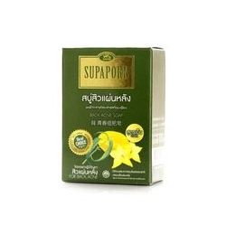 Освежающее травяное мыло для проблемной кожи от Supaporn 100 гр / Supaporn Carambola Black acne cool soap 100 g