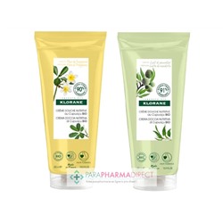 Klorane Cupuaçu Crème Douche Nutritive Fleur de Frangipanier + Crème Douche Nutritive Lait d'Amandier 2x200mlLot  × 2