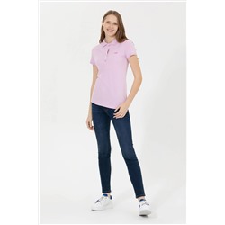 Kadın Manolya Basic Polo Yaka Tişört