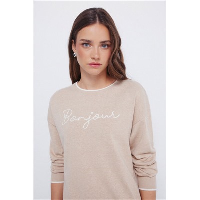 Jersey "Bonjour" combinado