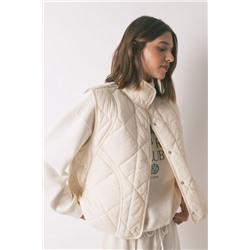 Chaleco acolchado blanco