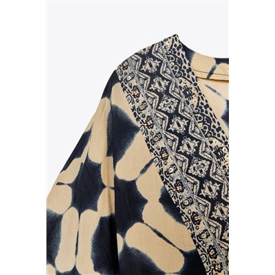 PRINTED KAFTAN DRESS