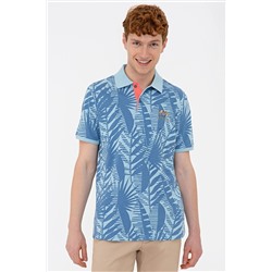U.S. Polo Assn. Regular Fit Erkek T-shırt 1193878 Jerry 028 Indigo