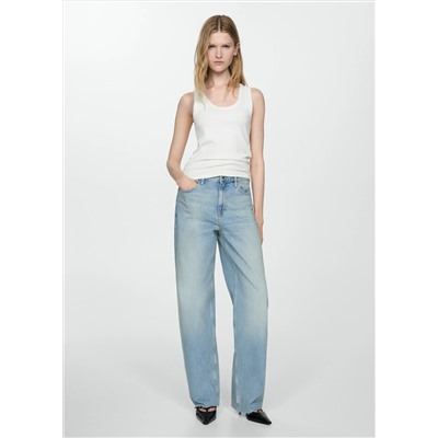 Jeans rectos tiro medio