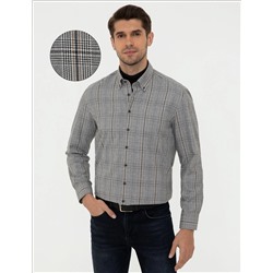 Siyah Regular Fit Uzun Kollu Gömlek