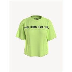 PRINTED TAPE LOGO T-SHIRT