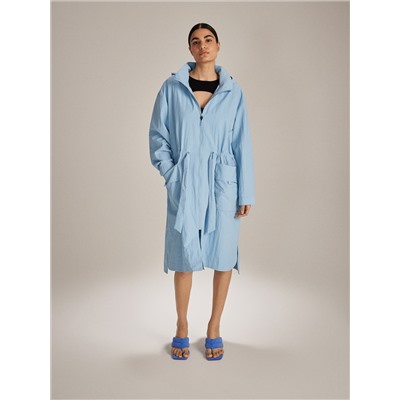 Parka aus Strukturstoff