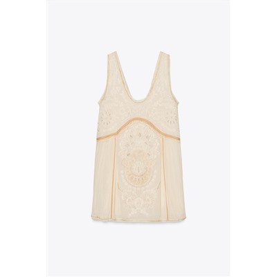 ZW COLLECTION EMBROIDERED DRESS