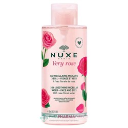 Nuxe Very Rose Eau Micellaire Apaisante 3-en-1 Toutes Peaux 750ml