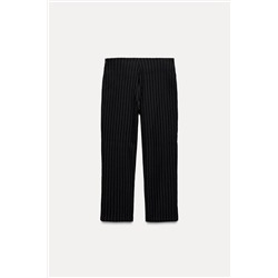 DIPLOMATIC STRIPE CAPRI TROUSERS