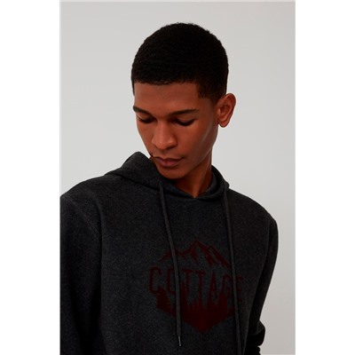 Sudadera con capucha Gris oscuro