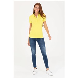 Kadın Neon Sarı Basic Tişört