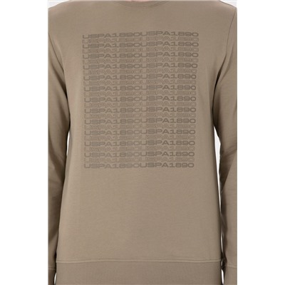 Erkek Açık Haki Sweatshirt