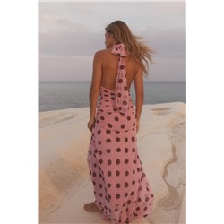 POLKA DOT LONG DRESS
