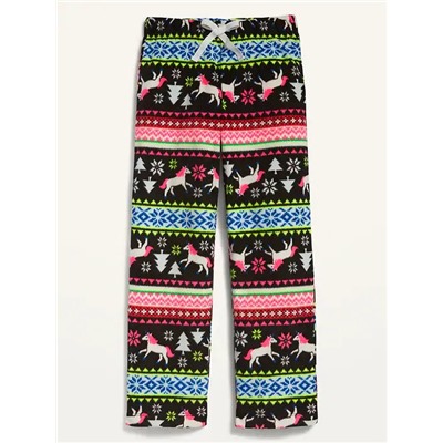 Printed Micro Performance Fleece Pajama Pants for Girls
